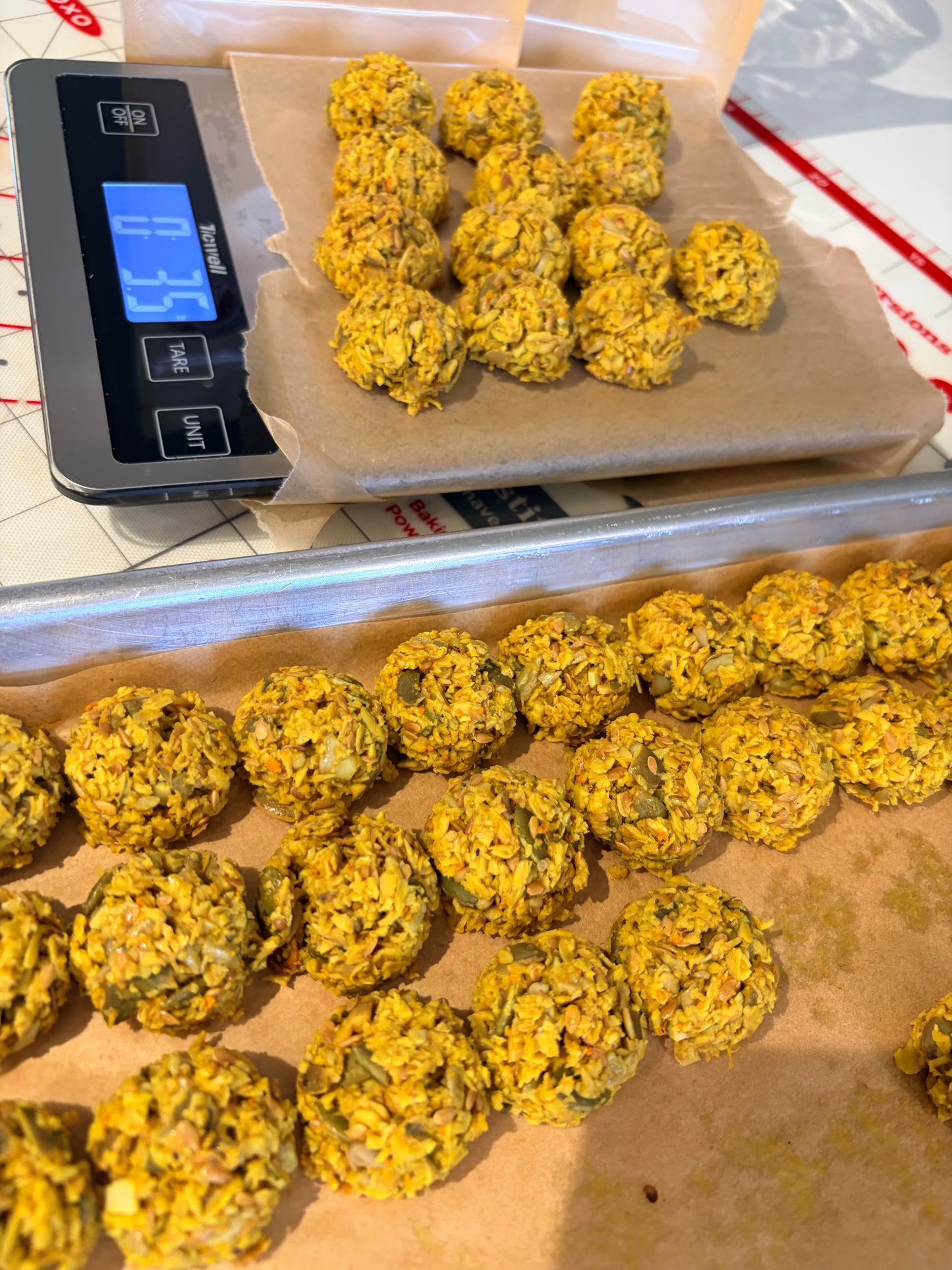 Turmeric Black Pepper Pineapple Granola Bites - Nut Free