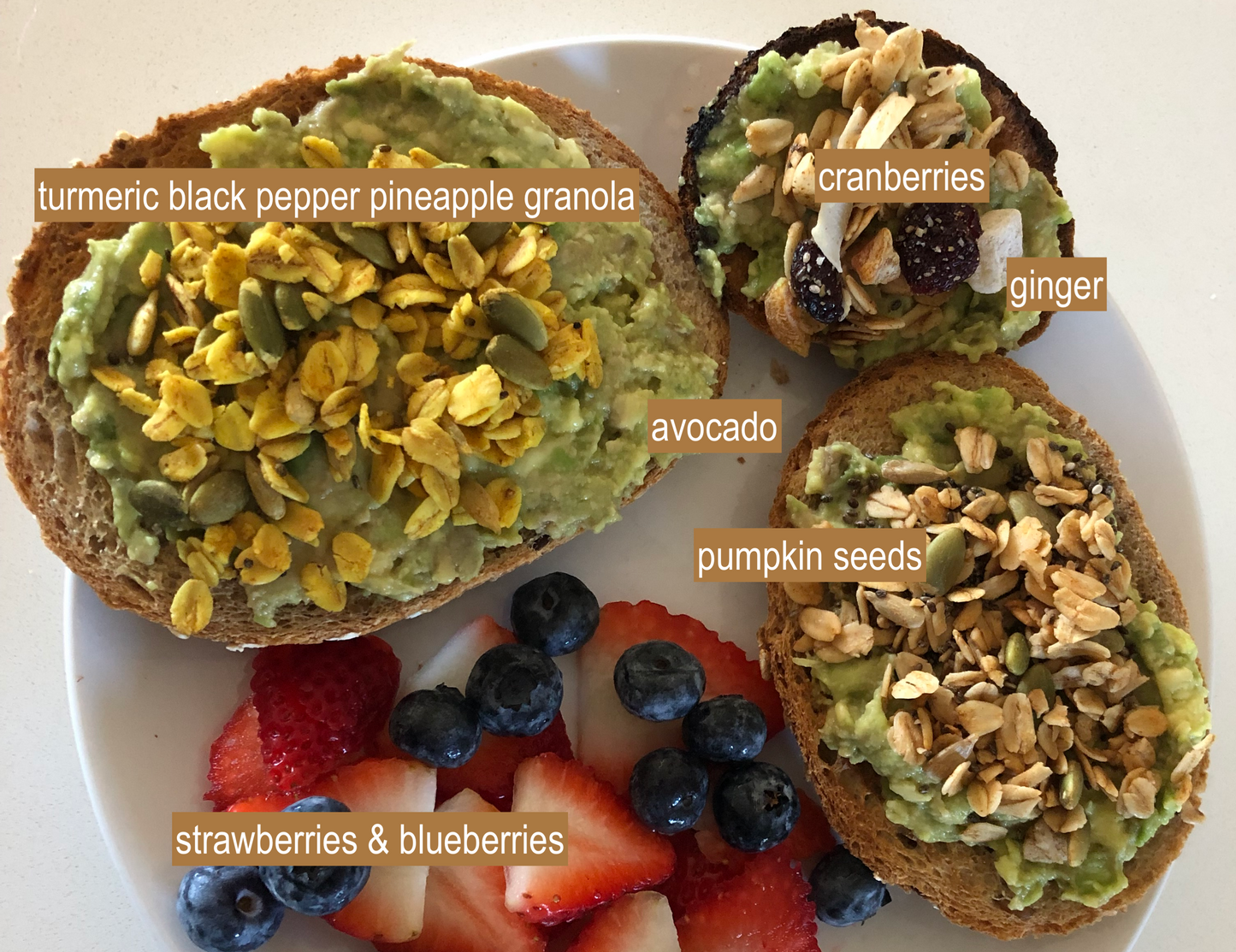 Nut Free Turmeric Black Pepper Pineapple Granola